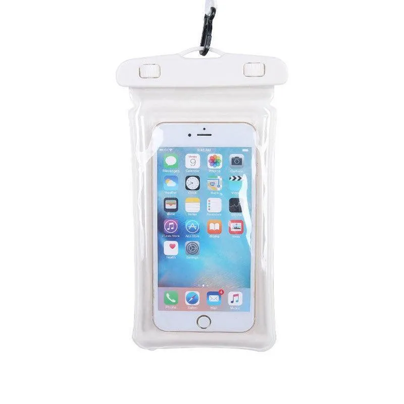 2 pcs Waterproof Cell Phone Pouch Universal Fit - Clear Cellphone Underwater Protector for Beach Pool Swimming