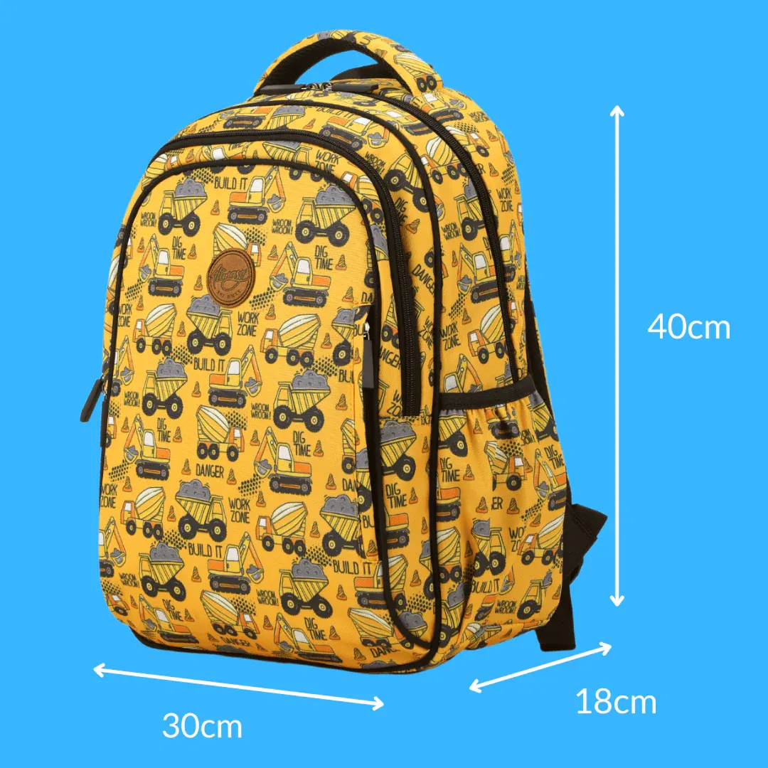 Alimasy Midsize Kids Backpack - Construction