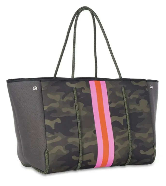 Ashton Camo Neoprene Tote