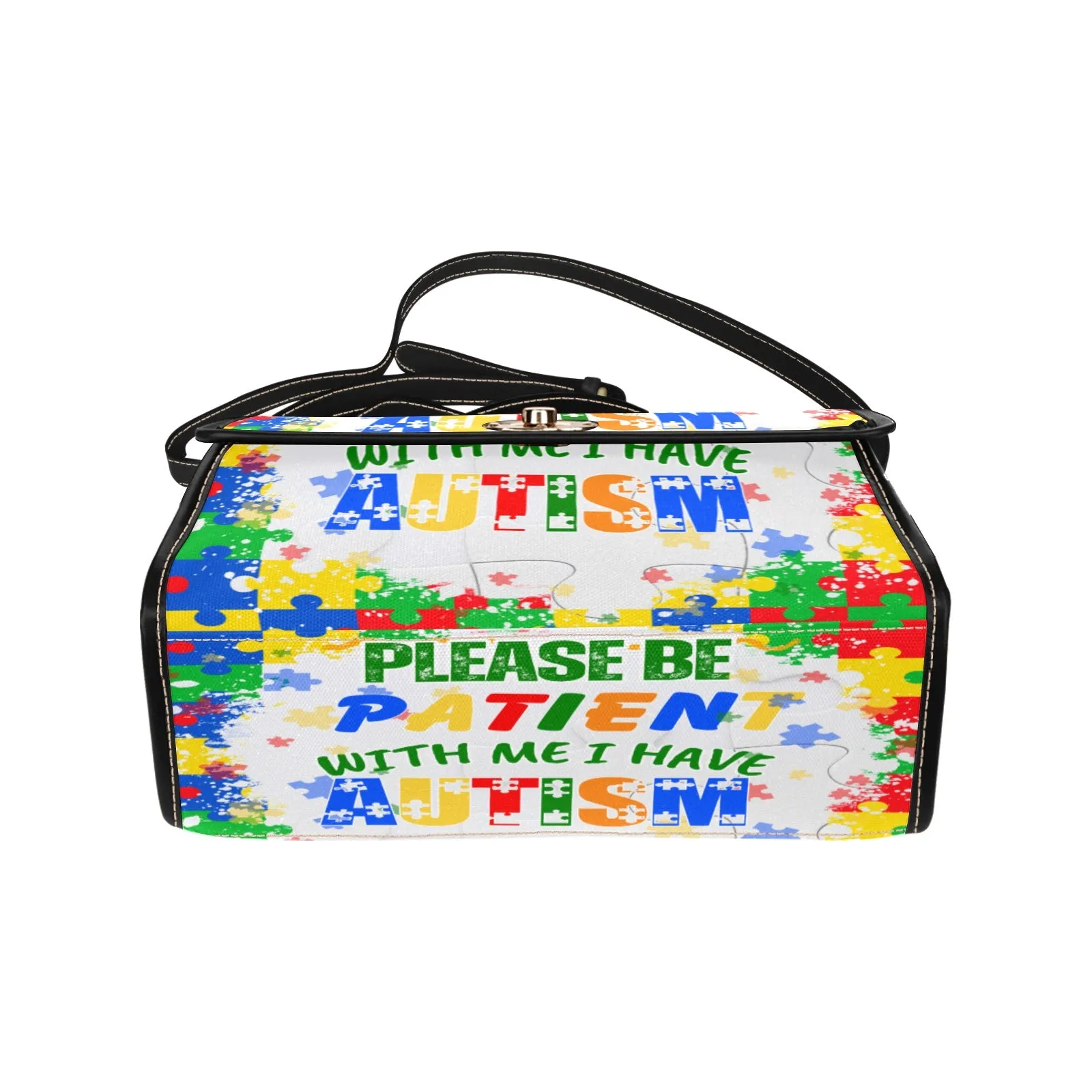 Autism Warrior Canvas Bag Multicolor