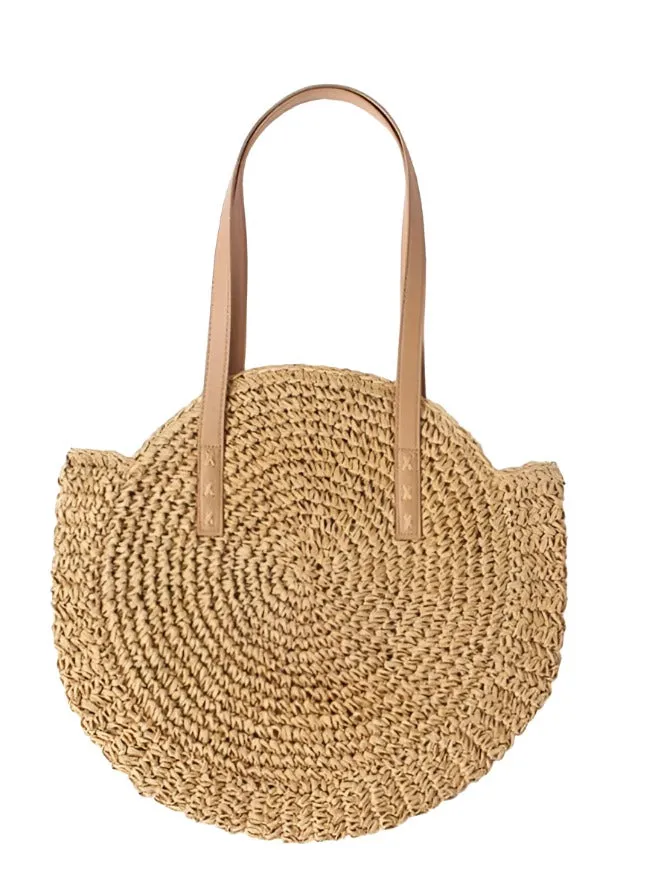 Bali Round Straw Handbag