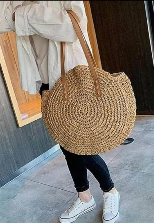 Bali Round Straw Handbag