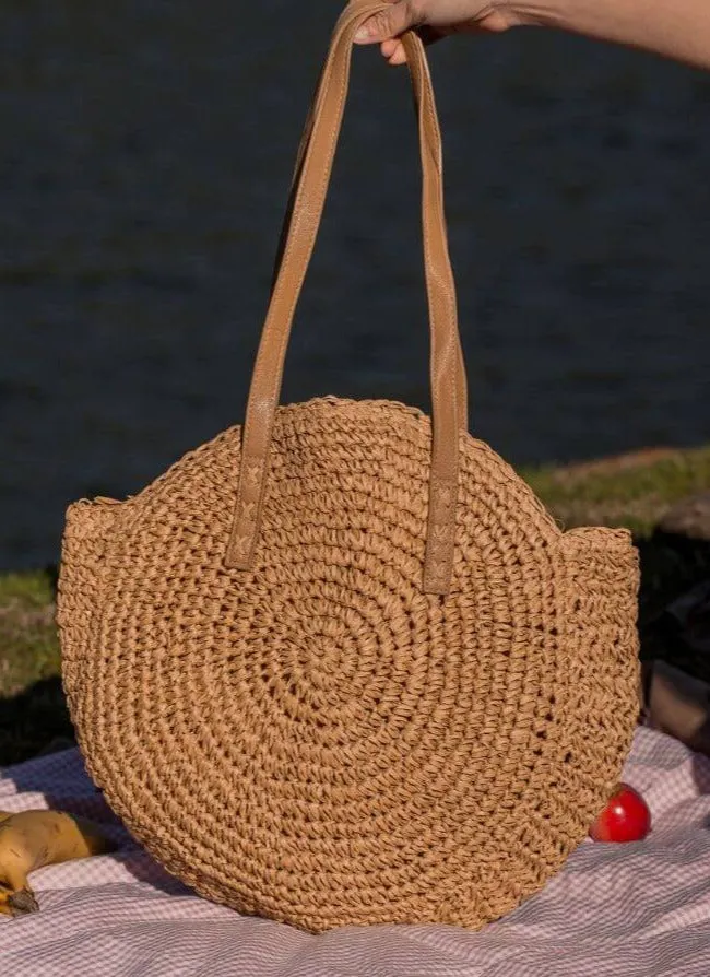 Bali Round Straw Handbag