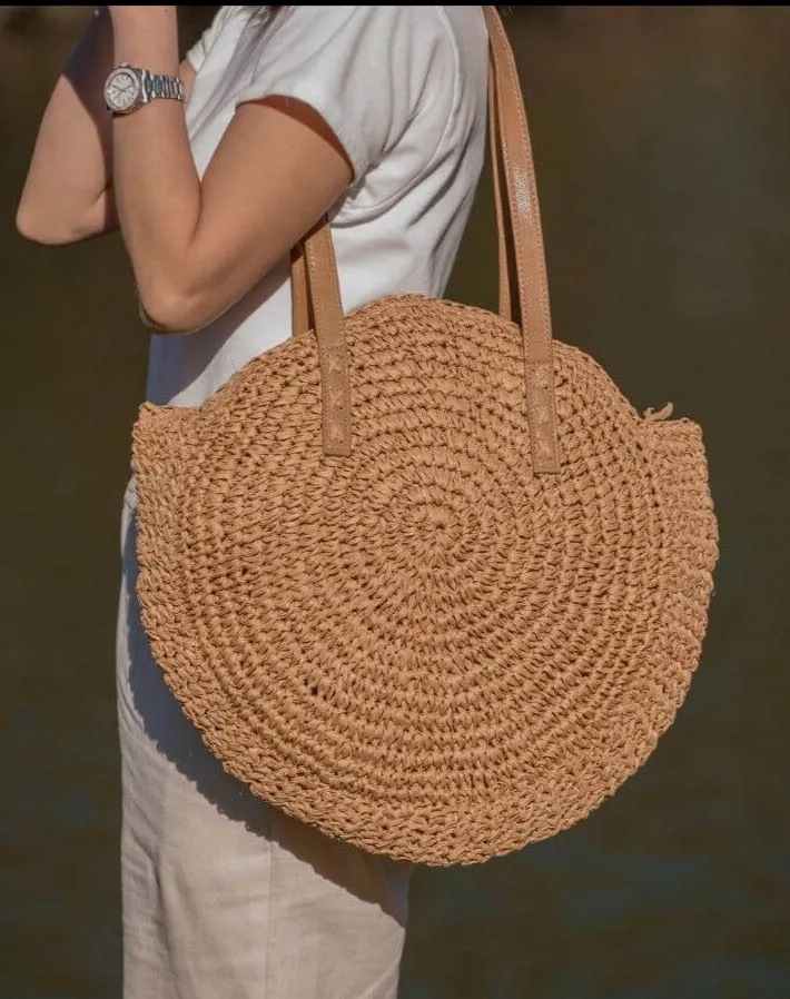 Bali Round Straw Handbag