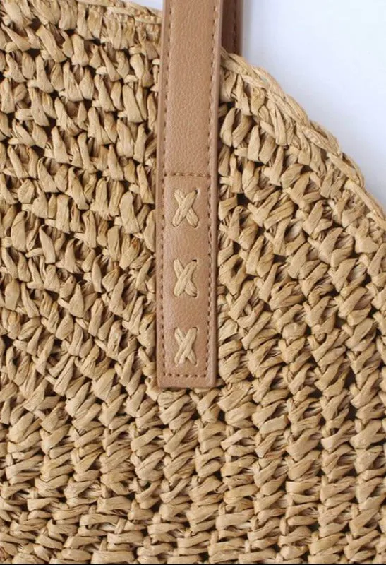 Bali Round Straw Handbag