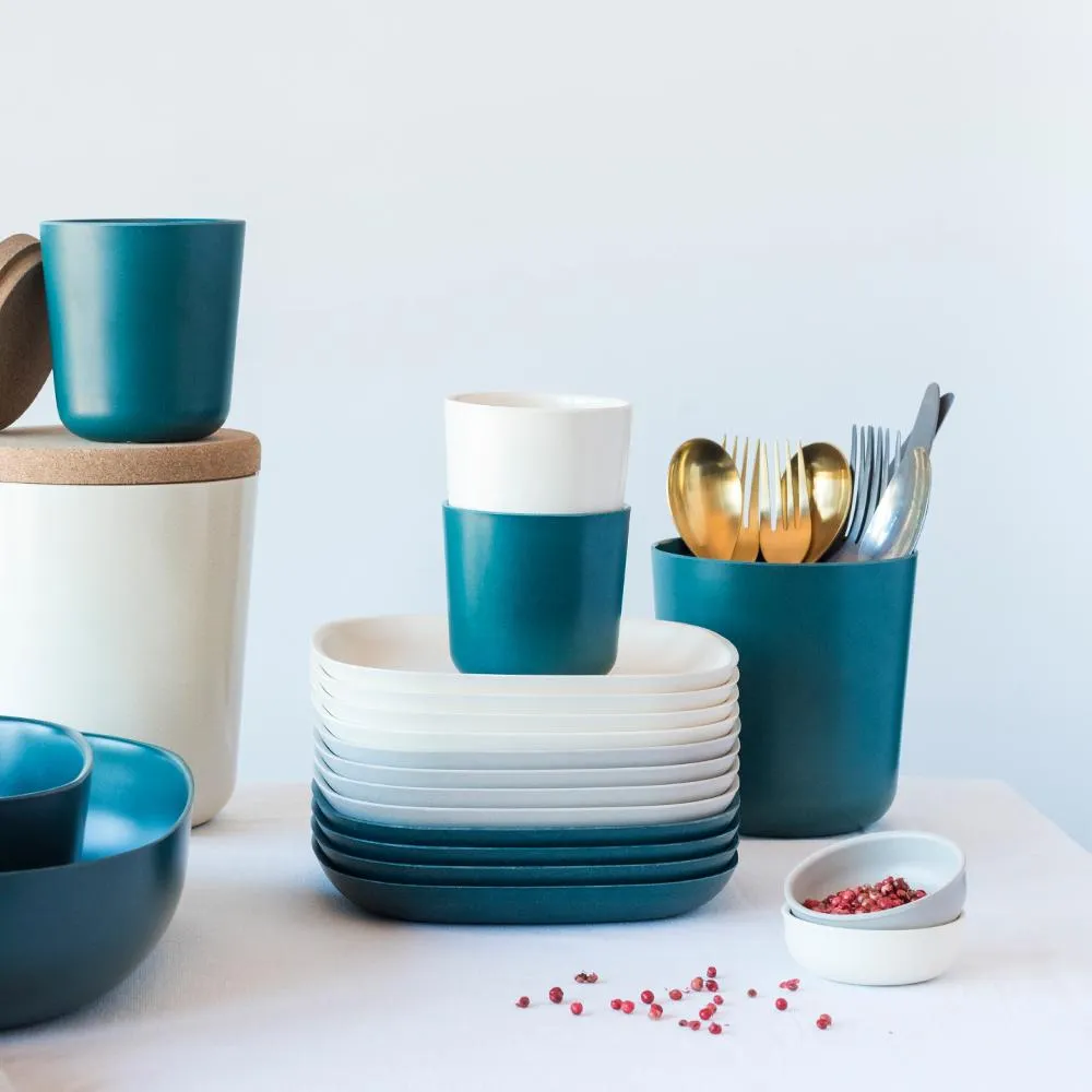 Bamboo Medium Cup - 4 Piece Set - Blue Abyss