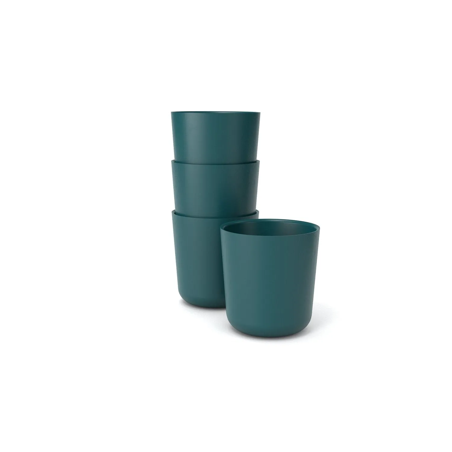 Bamboo Medium Cup - 4 Piece Set - Blue Abyss