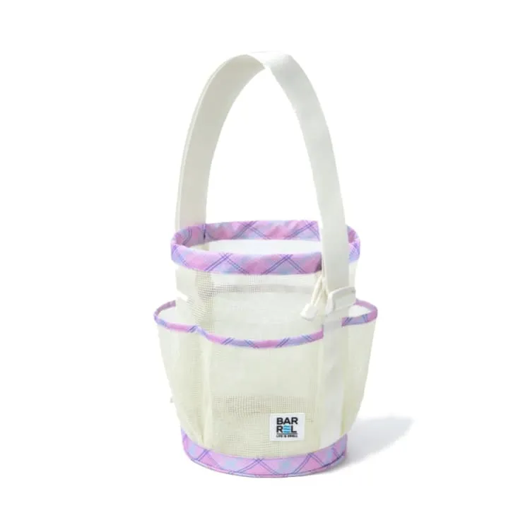 Barrel Mesh Shower Totebag-PURPLE