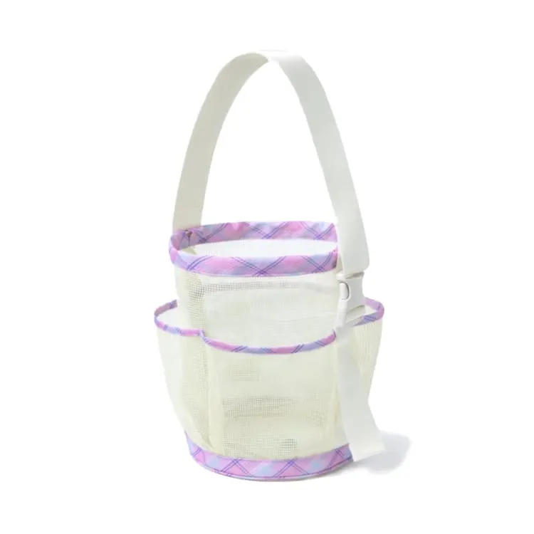 Barrel Mesh Shower Totebag-PURPLE