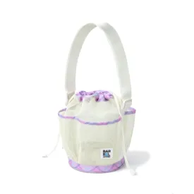 Barrel Mesh Shower Totebag-PURPLE