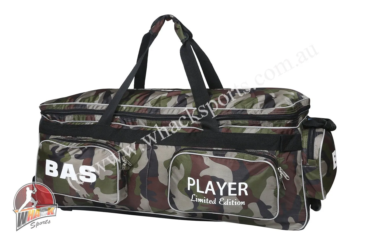 BAS Players Cricket Kit Bag - Wheelie - Large