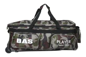 BAS Players Cricket Kit Bag - Wheelie - Large