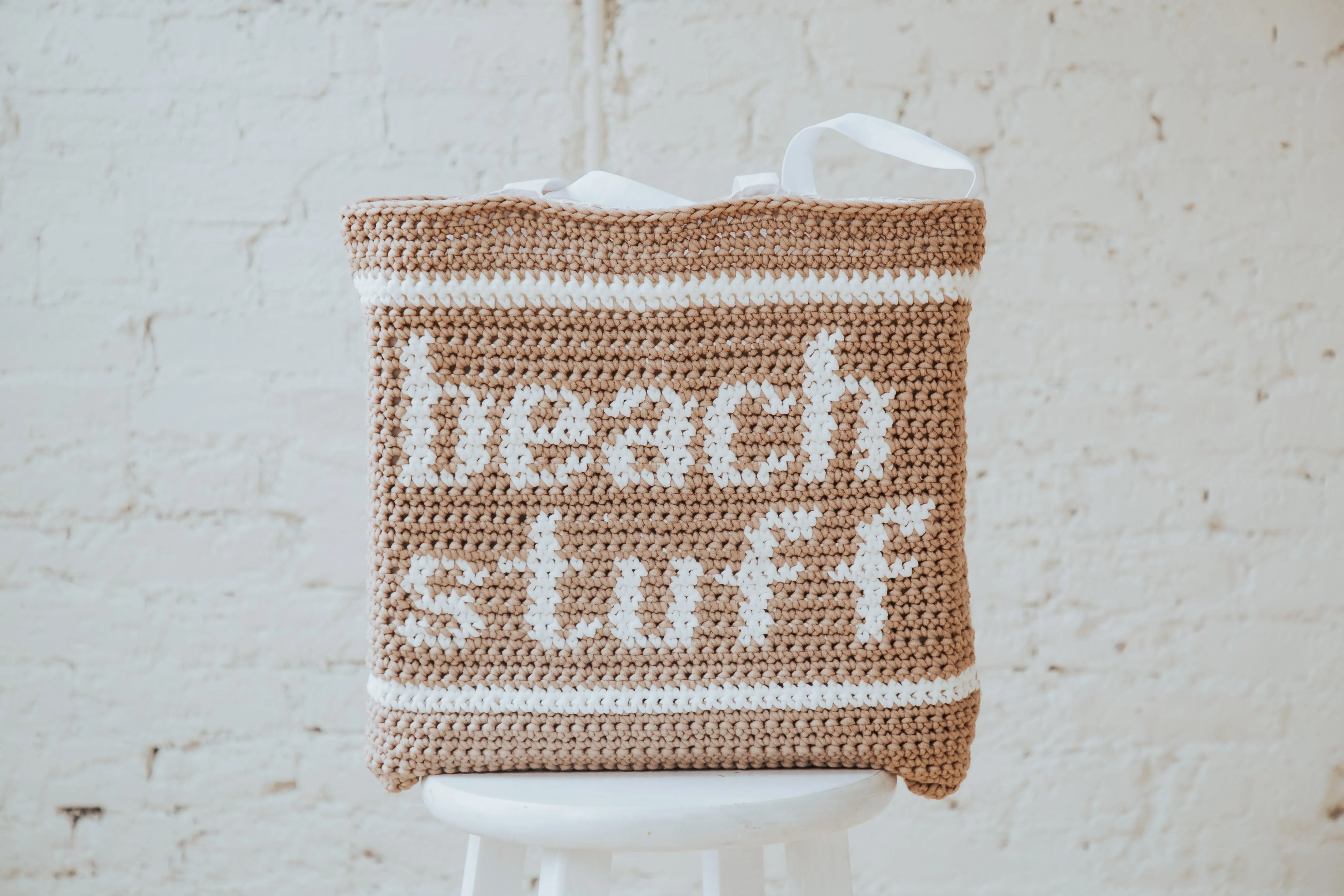 Beach Stuff Tote // Crochet PDF Pattern