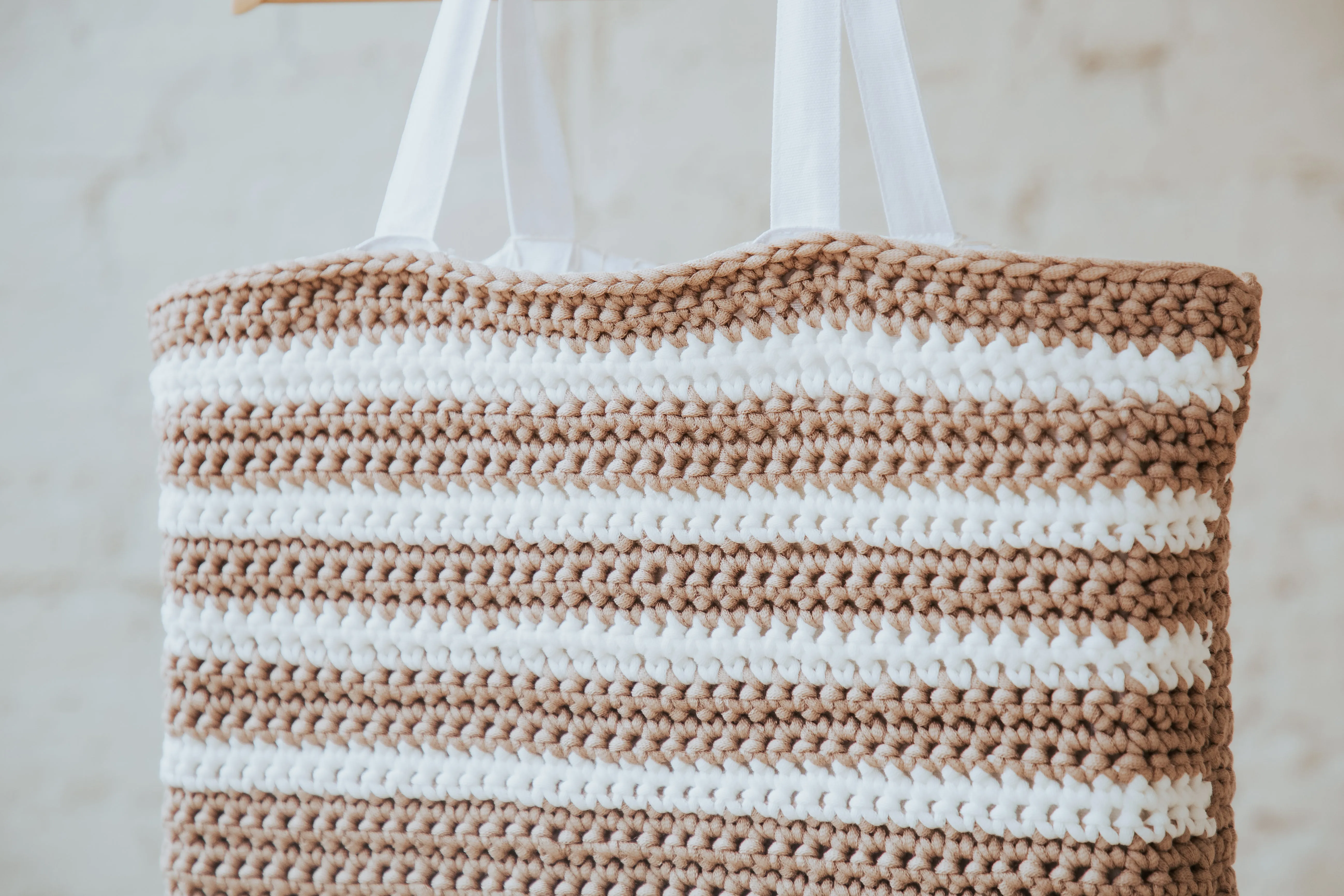 Beach Stuff Tote // Crochet PDF Pattern