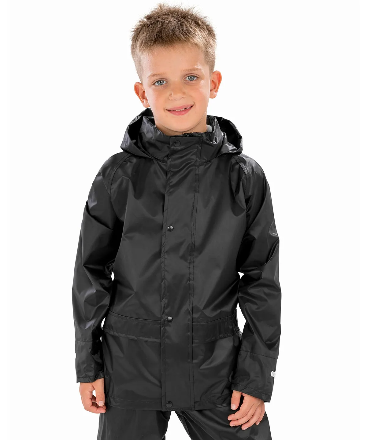 Black - Core junior rain jacket