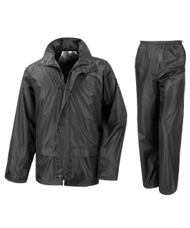 Black - Core rain suit