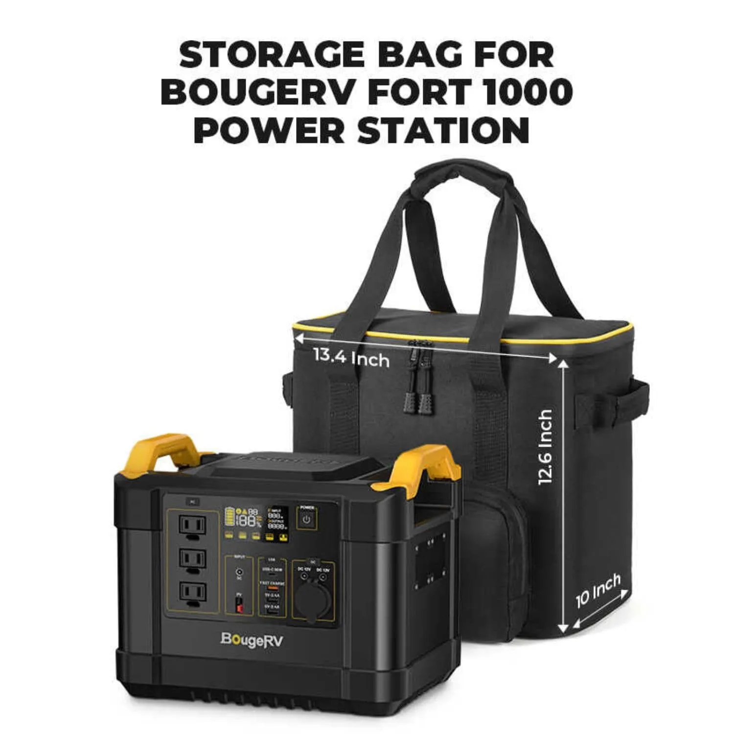 BougeRV Portable Carrying Bag for Fort 1000 Power Station