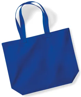 Bright Royal - Organic premium cotton maxi tote