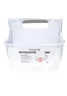 Cascade Multi-purpose Large Caddy - Clear 31 x 25 x 21cm