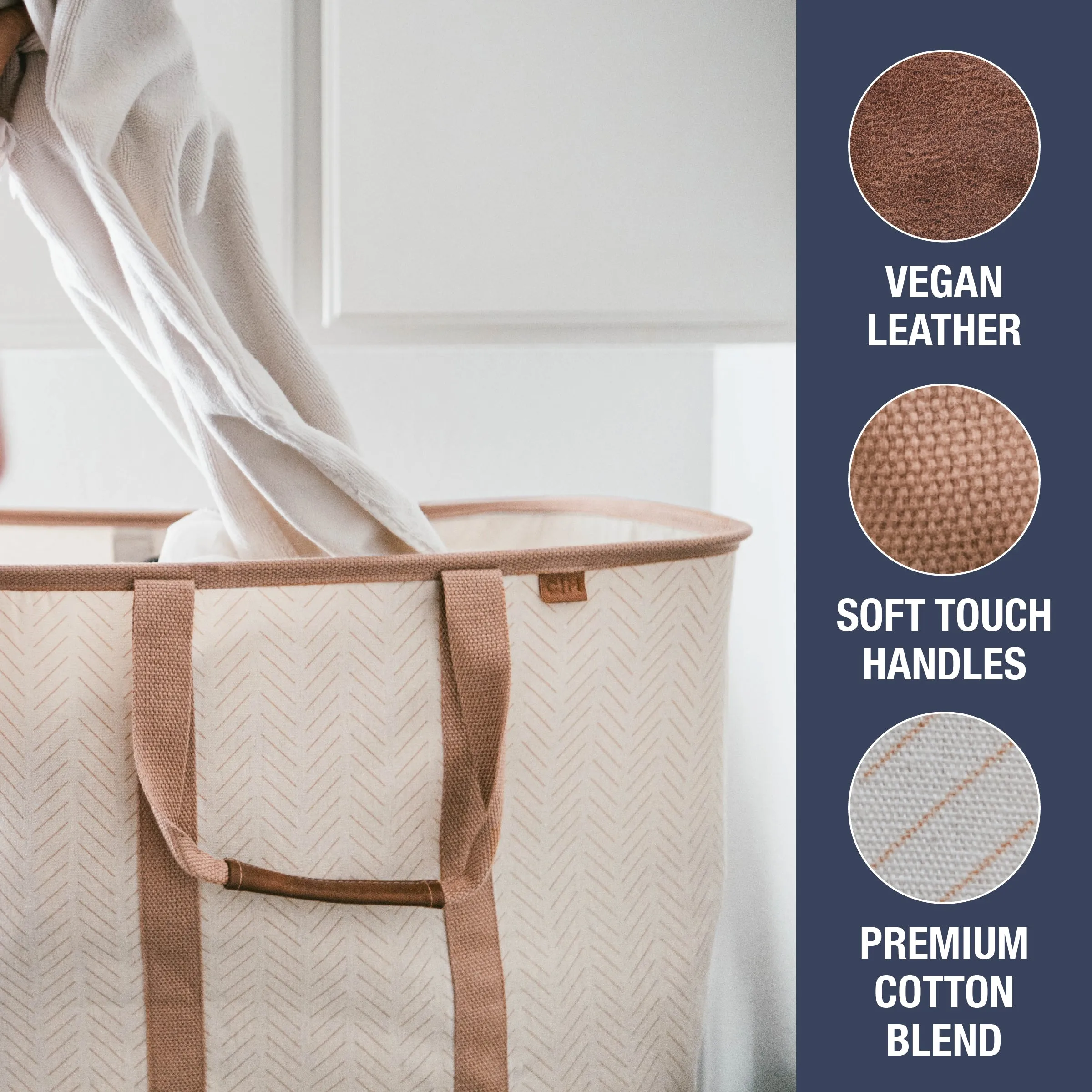 Collapsible Laundry Caddy LUXE