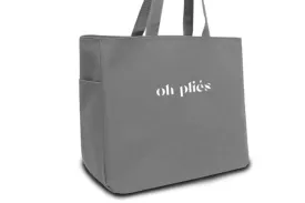 COVET DANCE OP-TOTE OH PLI&Eacute;S GREY TOTE BAG