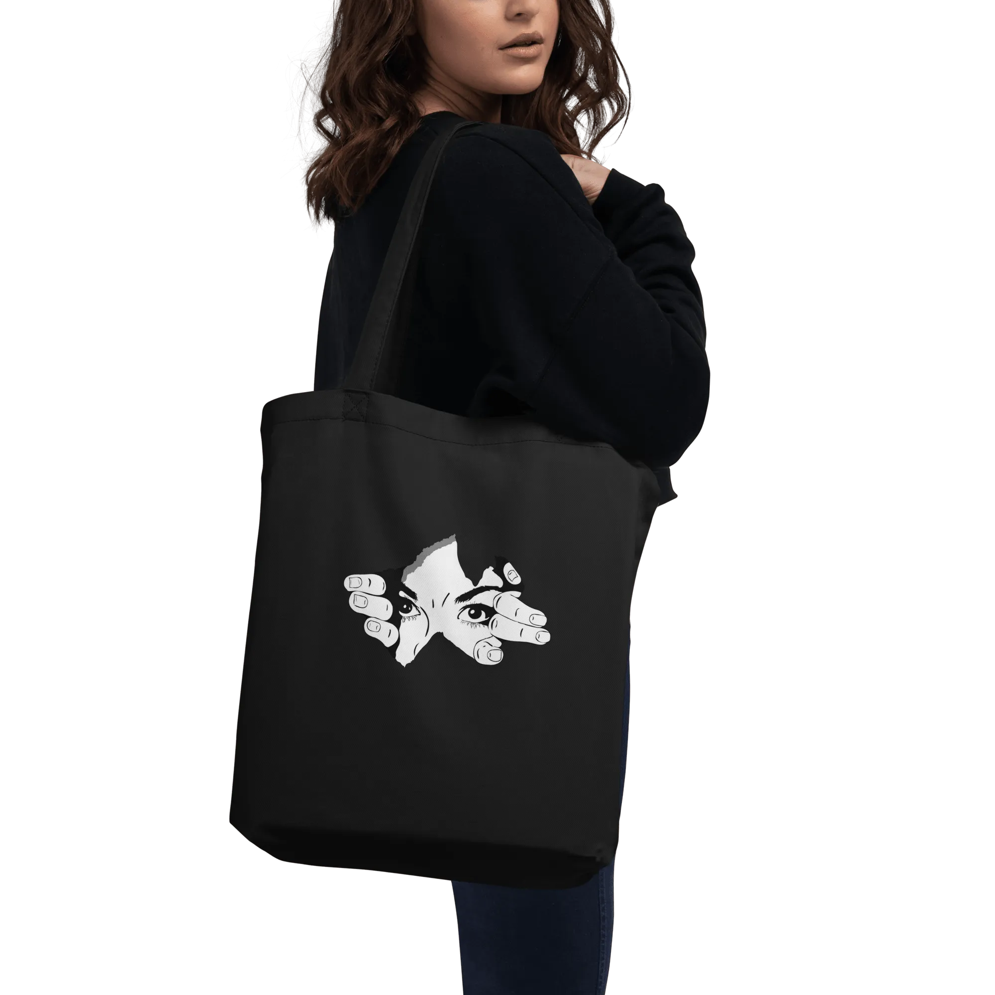 CRAUANA Eco Tote Bag Black