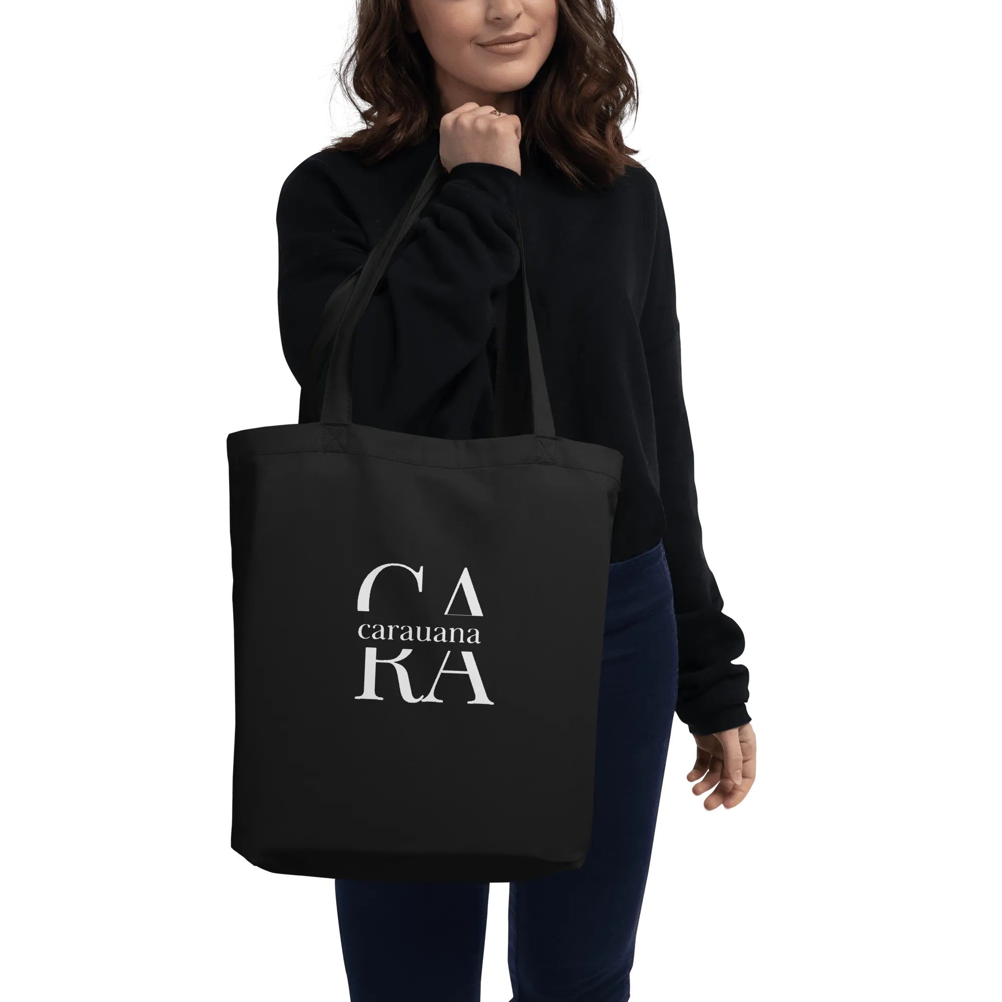 CRAUANA Eco Tote Bag Black