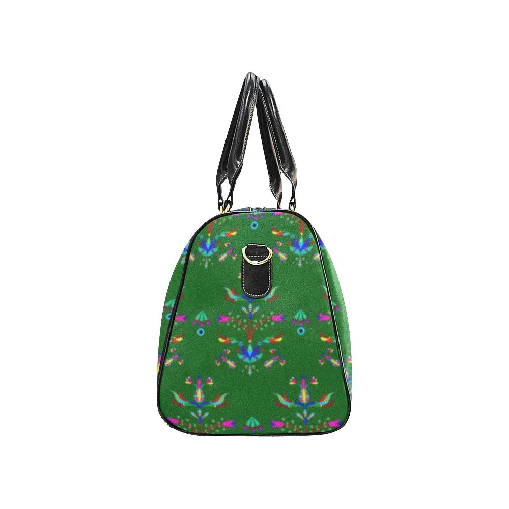 Dakota Damask Green Waterproof Travel Bag