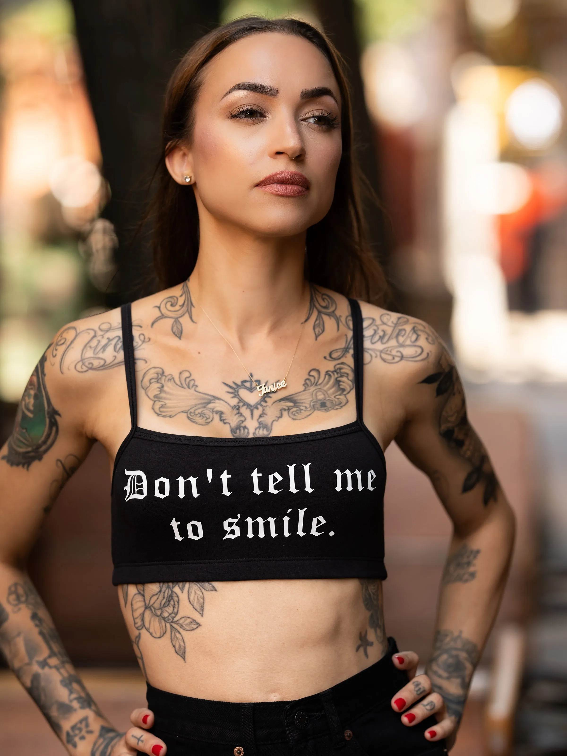 Don't Tell Me To Smile Bralette