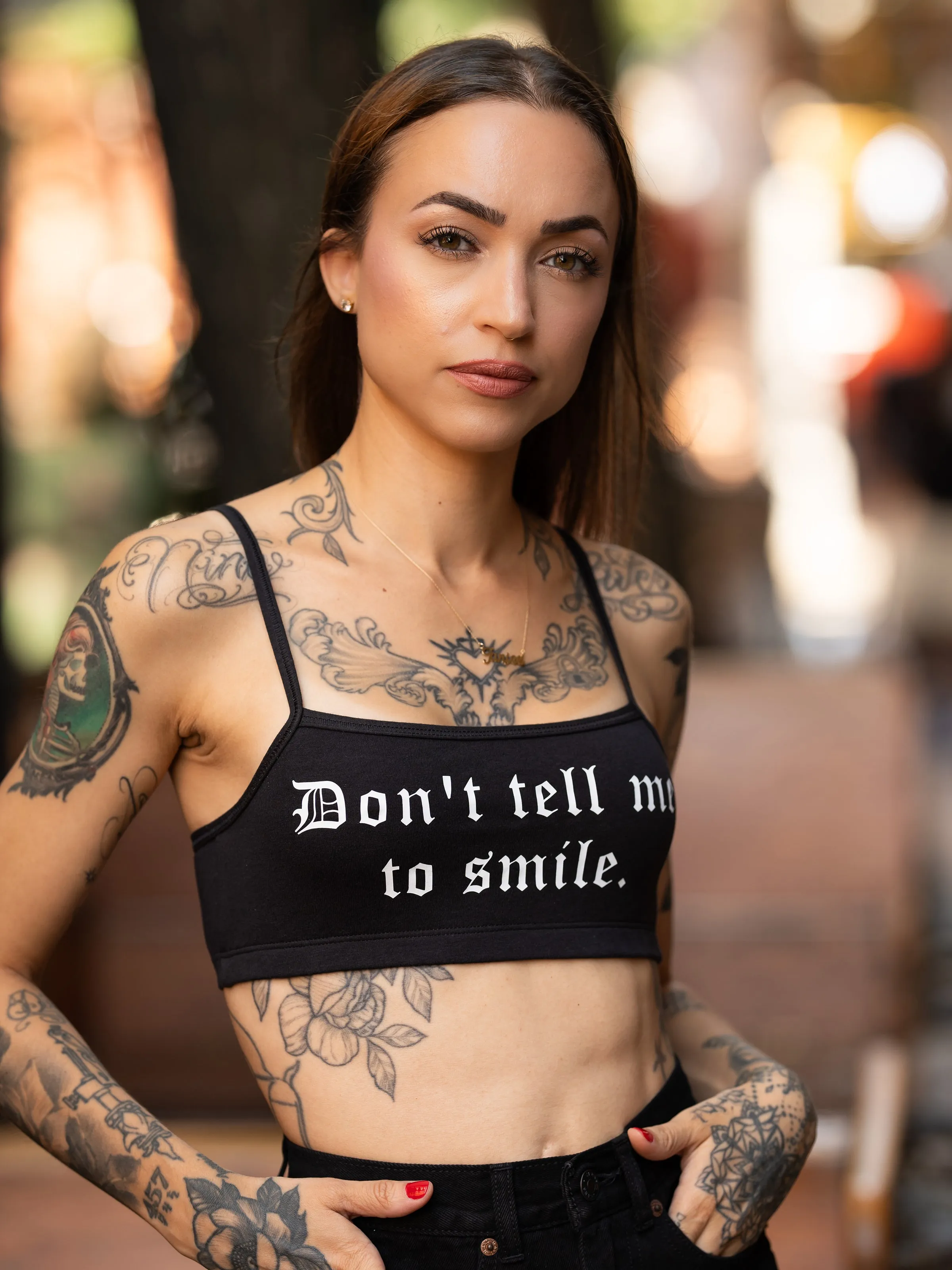 Don't Tell Me To Smile Bralette