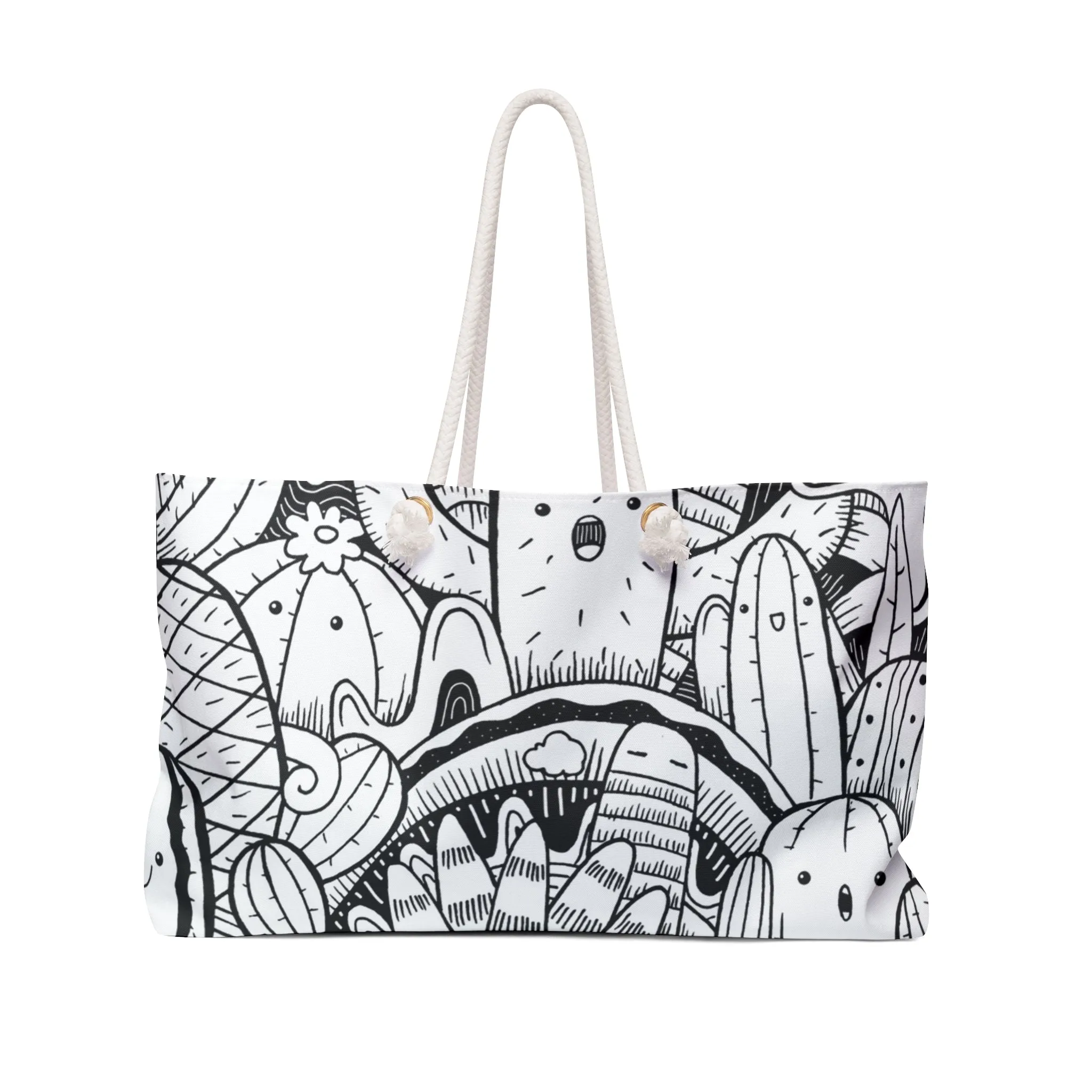 Doodle Cactus - Inovax Weekender Bag