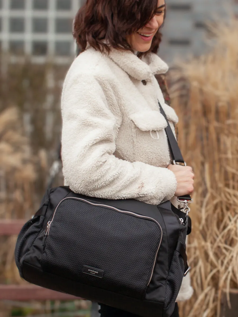 Eco Idol Black Shoulder Diaper Bag