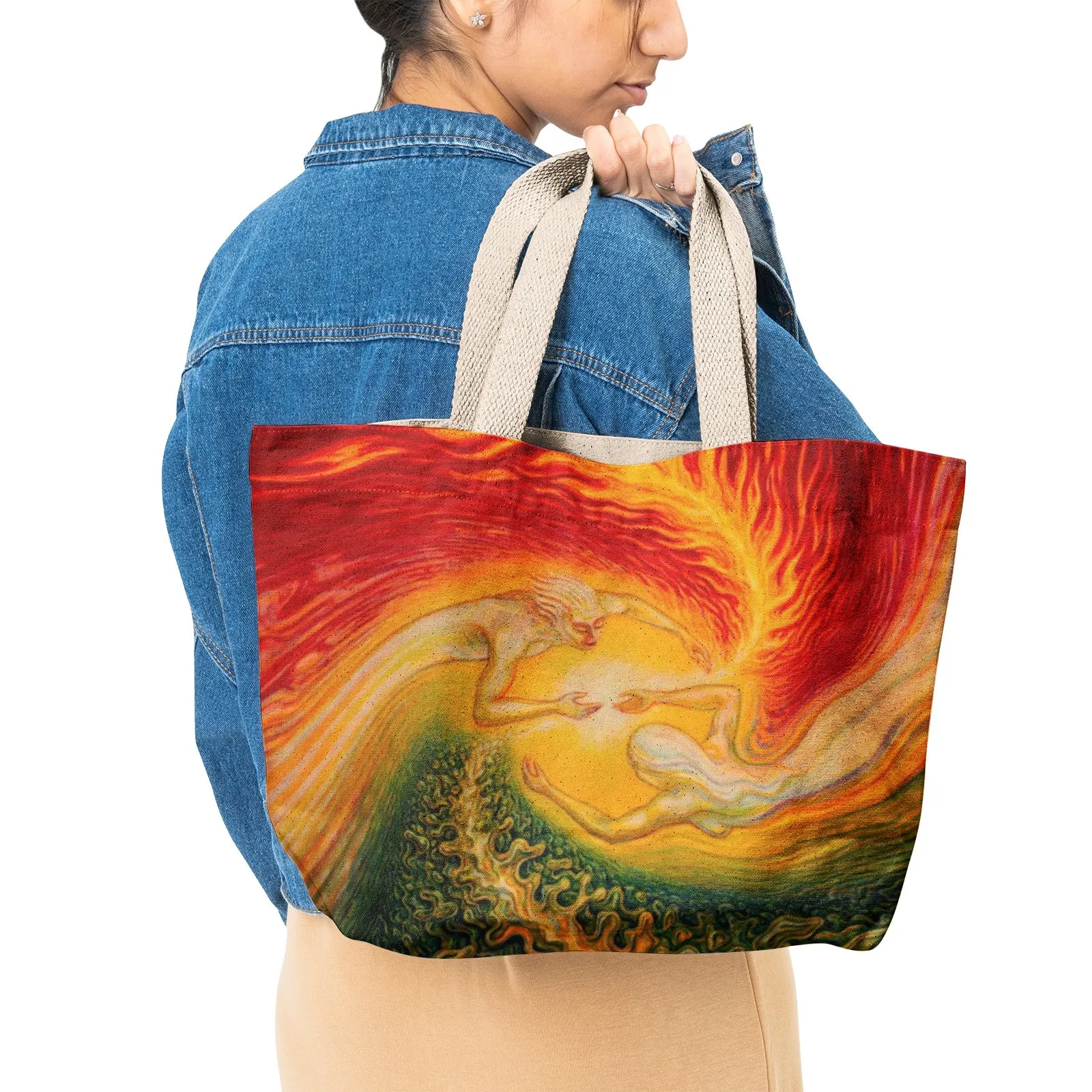 Elemental Heavy Natural Canvas Tote by Mark Henson