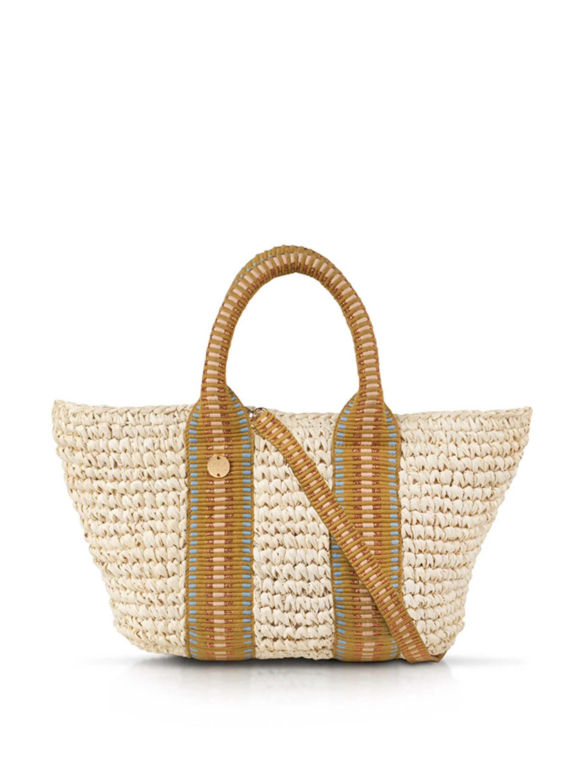 Gili raffia tote bag