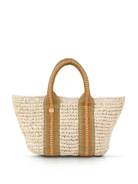 Gili raffia tote bag