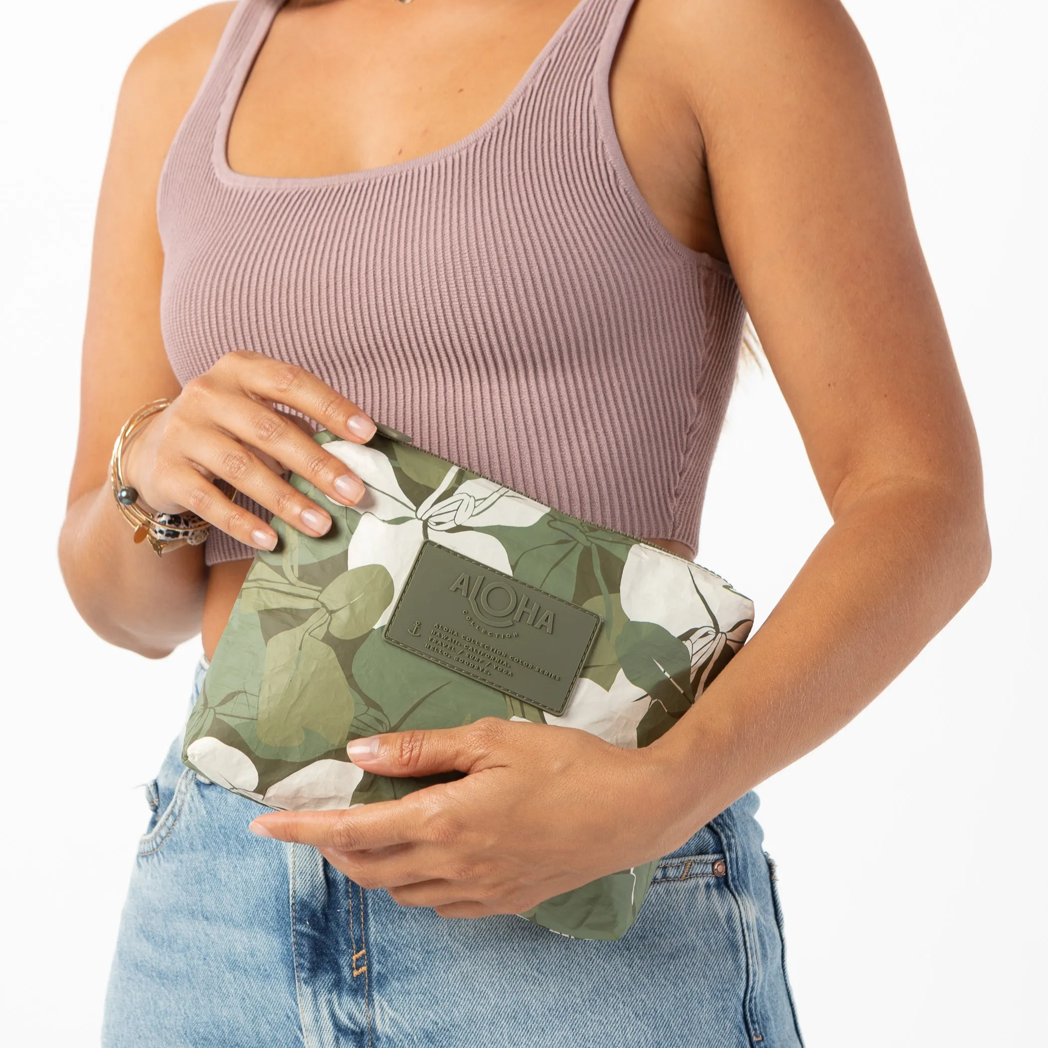 Ginger Camo Small Pouch / Scope & Olive