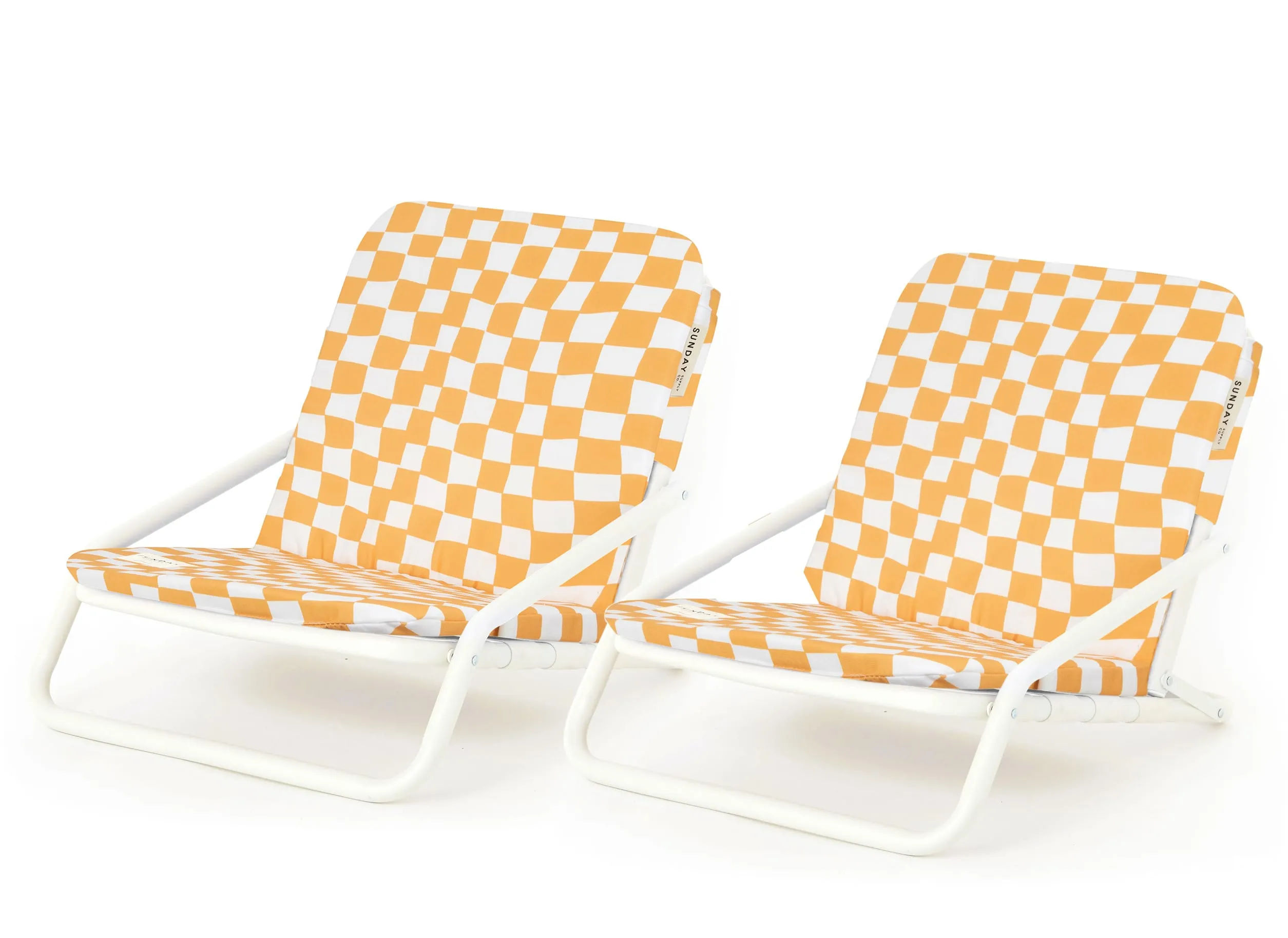 Golden Oasis Beach Chair Set