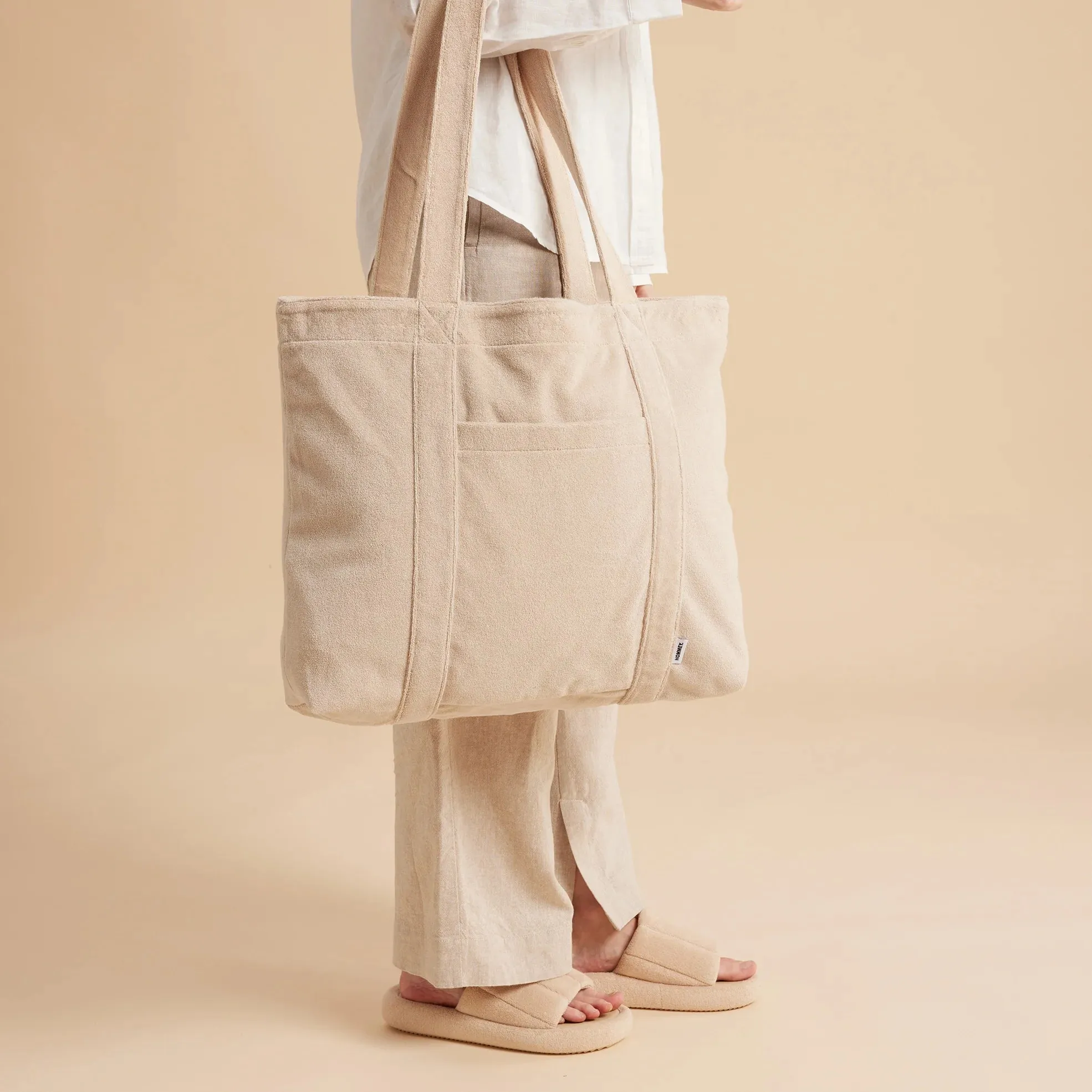 Hommey Terry Beach Bag - Coconut