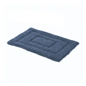 House of Paws 101cm X-Large Navy Berber Fleece Dog Crate Mat