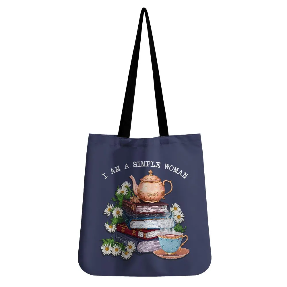 I Am A Simple Woman Tea Tote Bag TBF2034