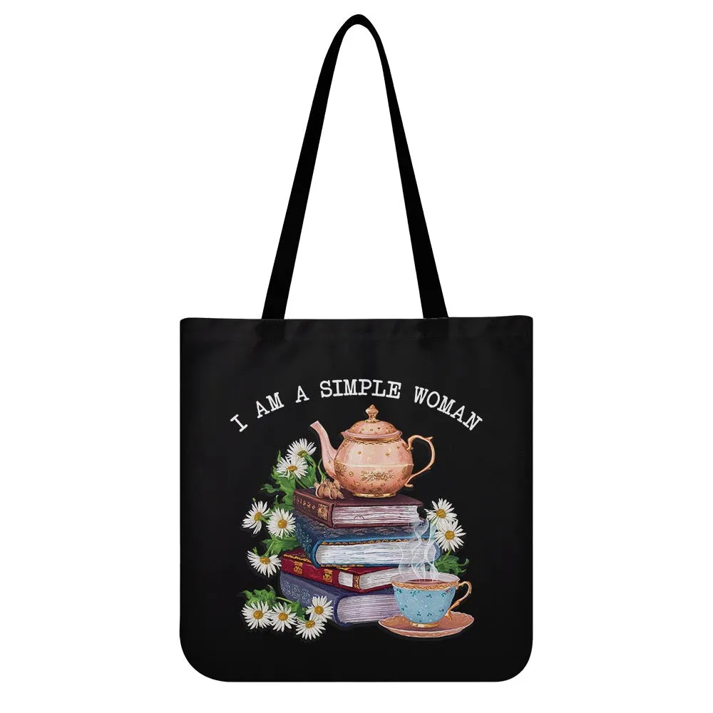 I Am A Simple Woman Tea Tote Bag TBF2034