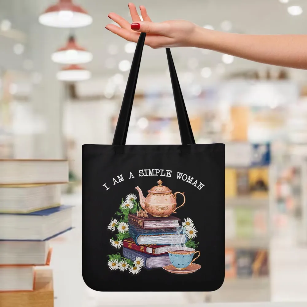 I Am A Simple Woman Tea Tote Bag TBF2034