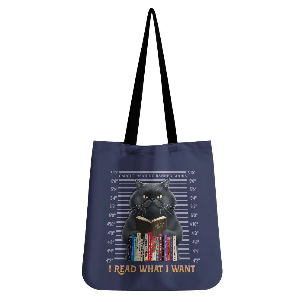 I Read What I Want Banned Book Tote Bag TBF2040