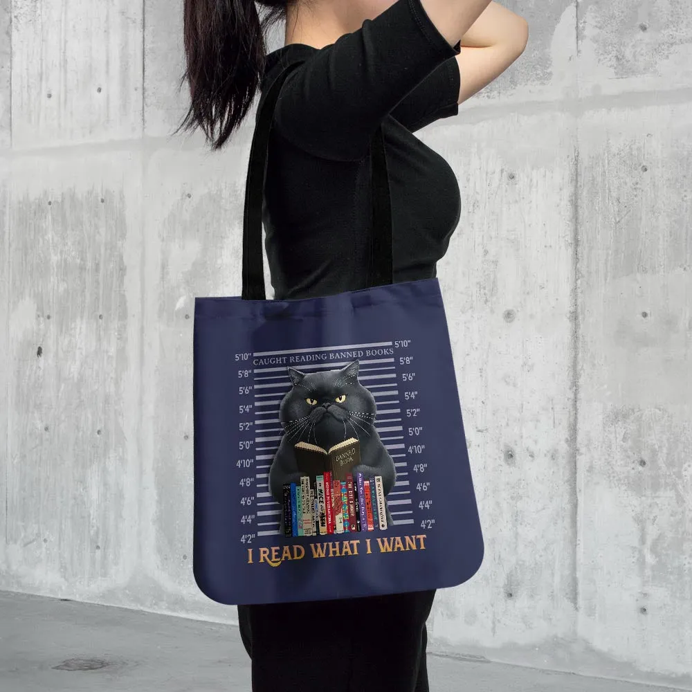 I Read What I Want Banned Book Tote Bag TBF2040