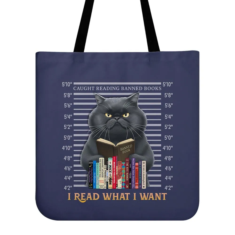 I Read What I Want Banned Book Tote Bag TBF2040