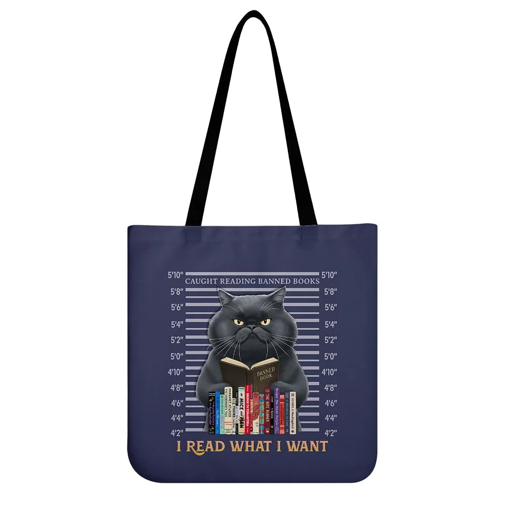 I Read What I Want Banned Book Tote Bag TBF2040