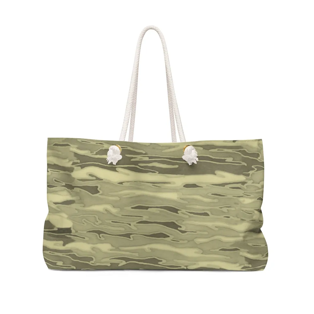 Khaki Lava Lamp Weekender Bag