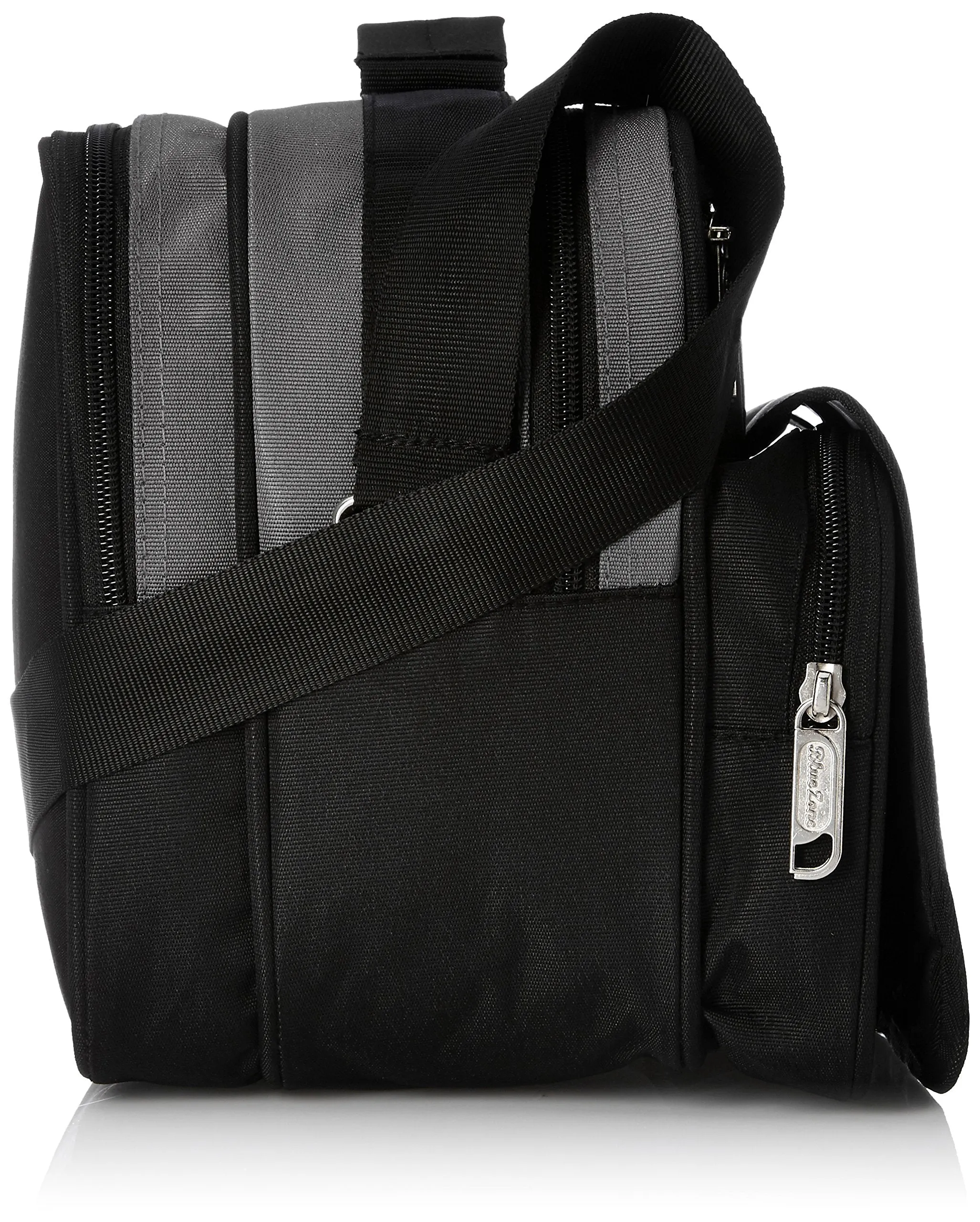 Kuber Industries Canvas Sling Bag For Men|Black Sling Bag|Black