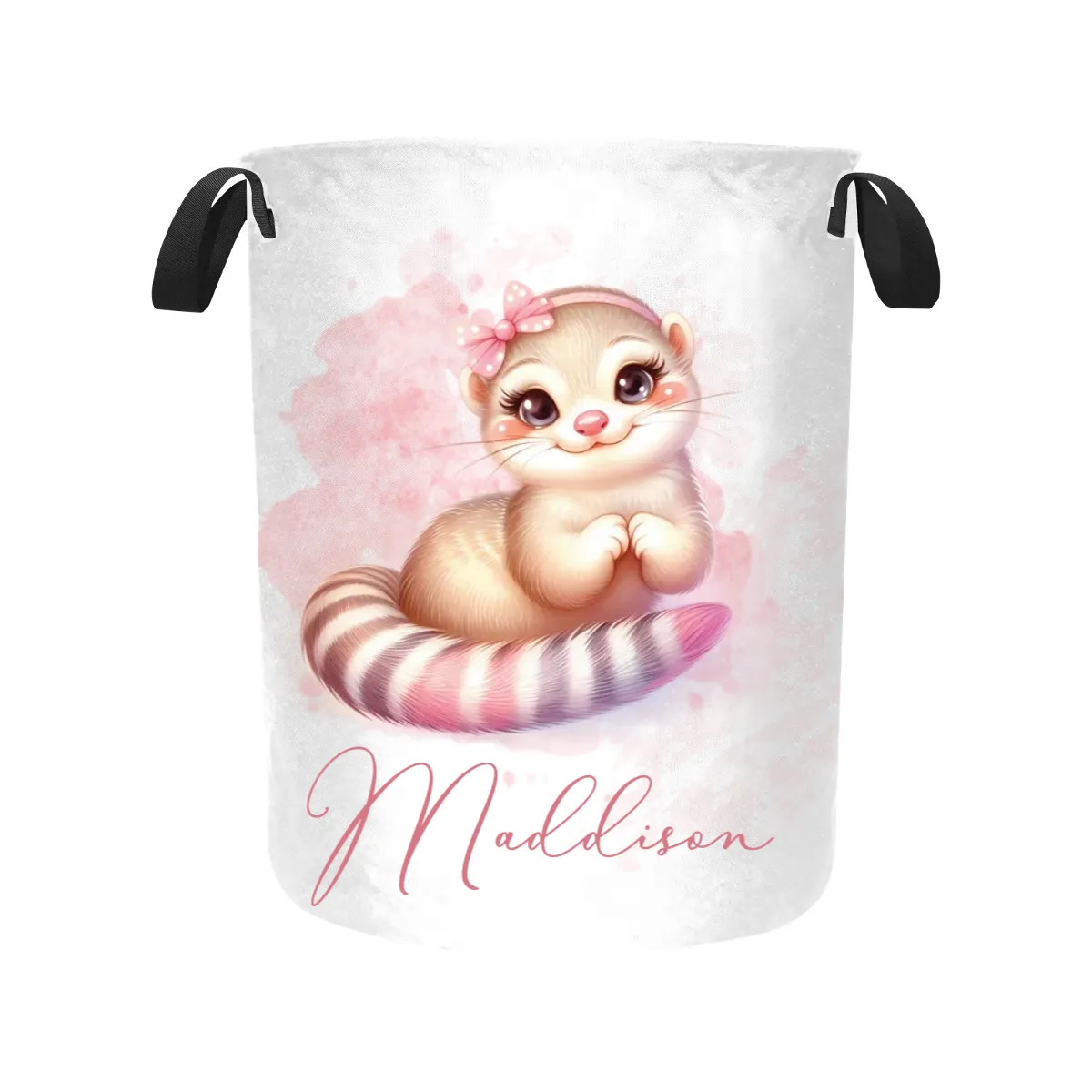 Laundry Basket Personalised Meerkat