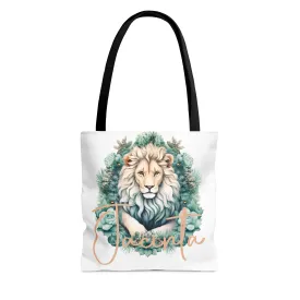 Lion wreath Personalised Tote Bag, Lion Wreath bag, Tote Bag, Personalised/Non-Personalised